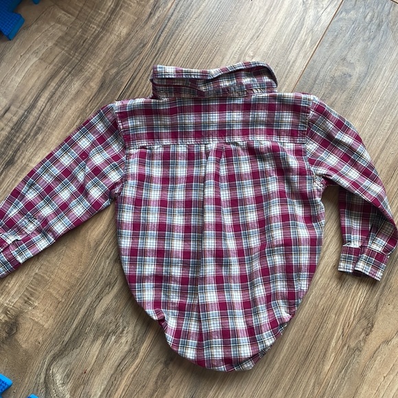 Girls long sleeve flannel onesie - Picture 3 of 4
